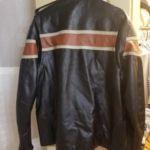 Biker's Genuine Leather Jacket, Size L